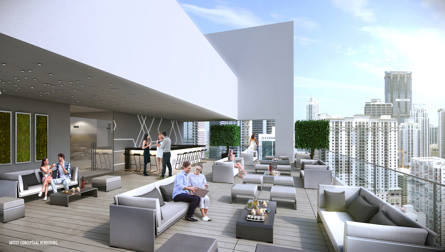 Smart Brickell Rooftop Lounge